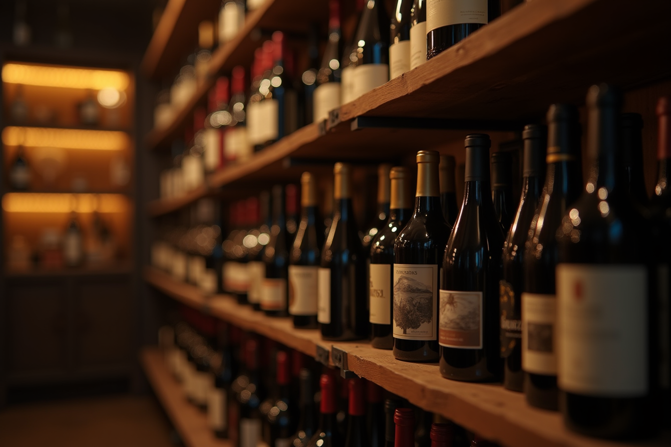 Uma adega que respira o vinho.