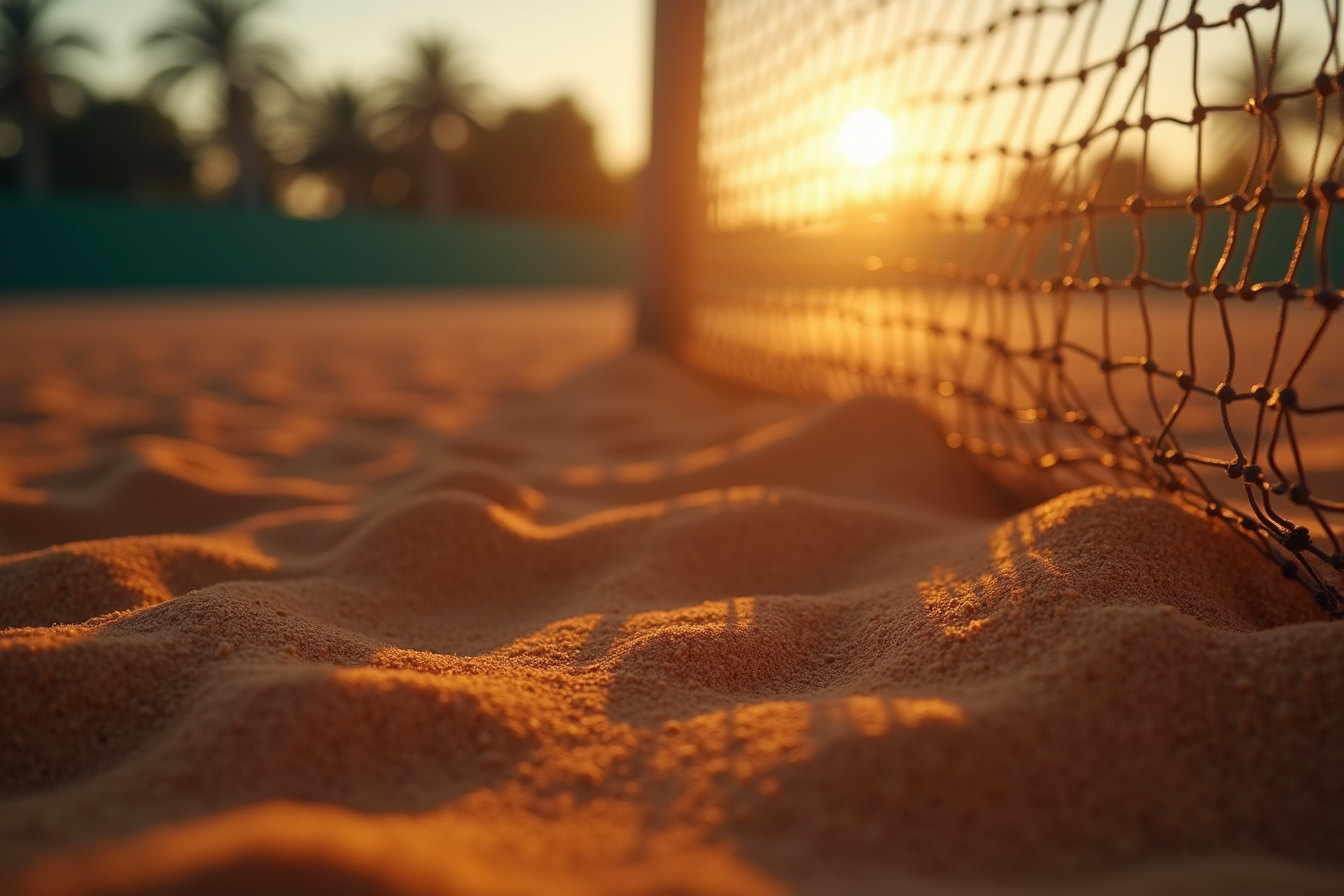 A arena completa de beach tennis da Barra.
