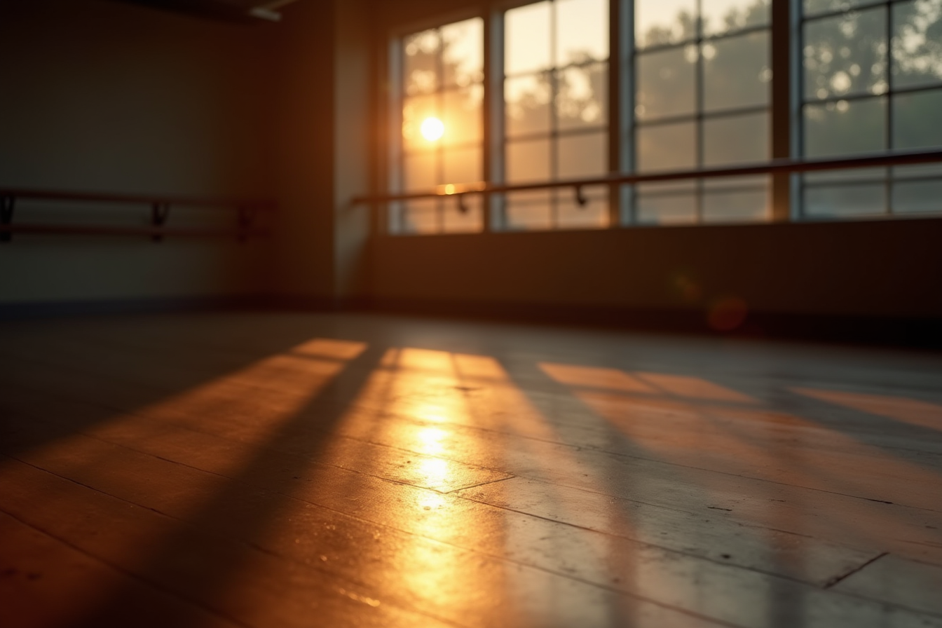 Um estúdio pensado para o corpo que dança.